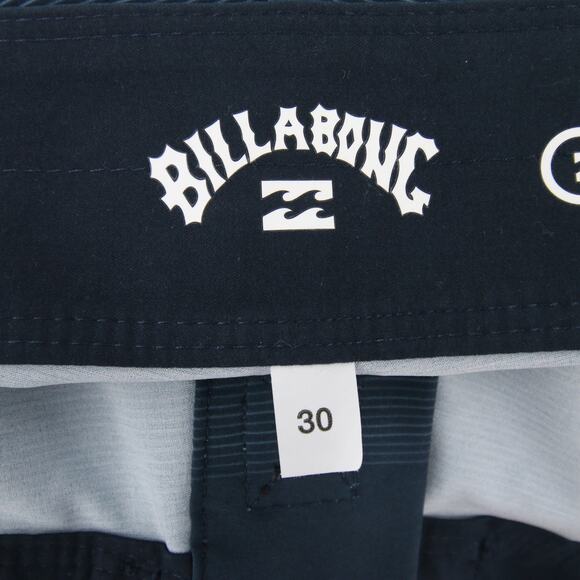 Billabong Swim Trunks Recycler Pro Performance Striped Board Shorts Size 30 NWT - Picture 9 of 13